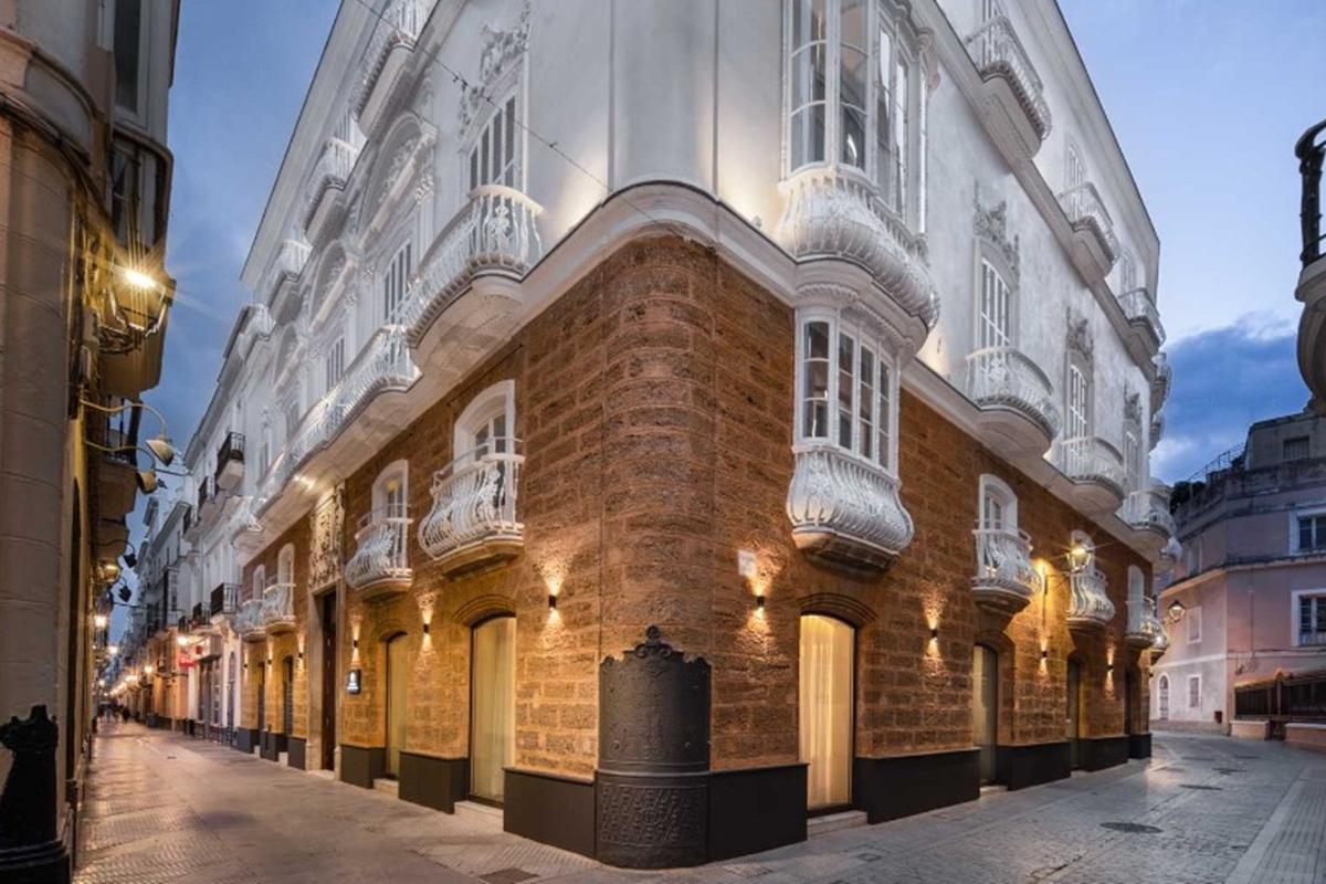 Aurea Casa Palacio Sagasta Cadiz Bagian luar foto